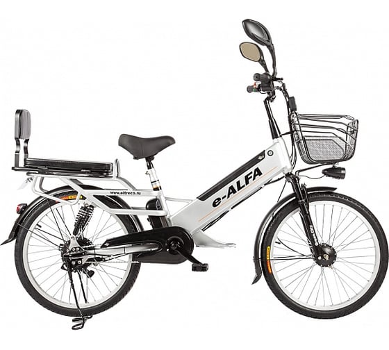 Велогибрид ELTRECO e-ALFA GL matt black 010824-0333