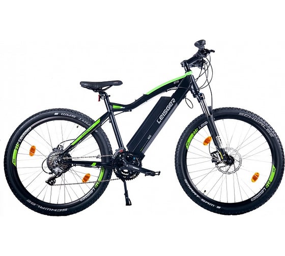 Велогибрид LEISGER MI5 black/green 008624-0129