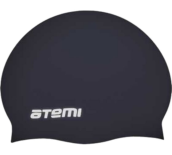 Шапочка для плавания ATEMI силикон, черная SC101 00000023875 1