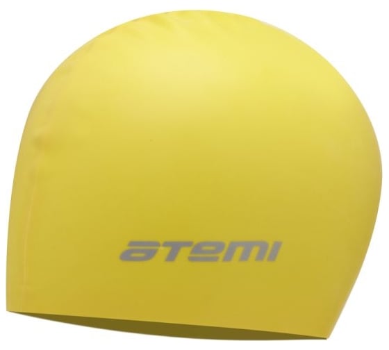 Шапочка для плавания ATEMI силикон, желтая SC107 00000023869