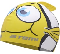 Детская шапочка для плавания ATEMI силикон, рыбка+, желтая FC101 00000098098