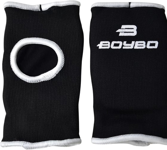 Накладки для каратэ Boybo bo130, хлопок, черные 4631143617358