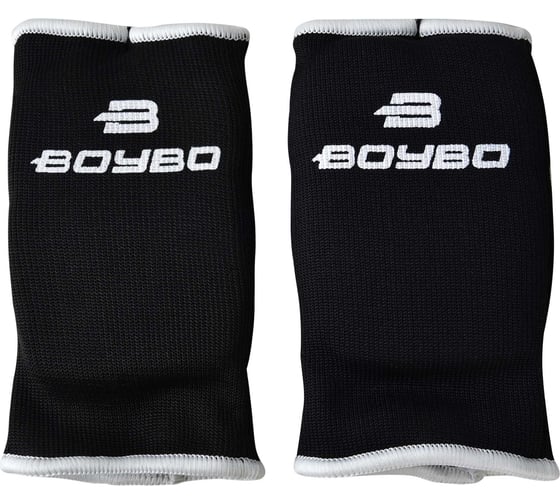 Накладки для каратэ Boybo bo130, хлопок, черные 4631143617358