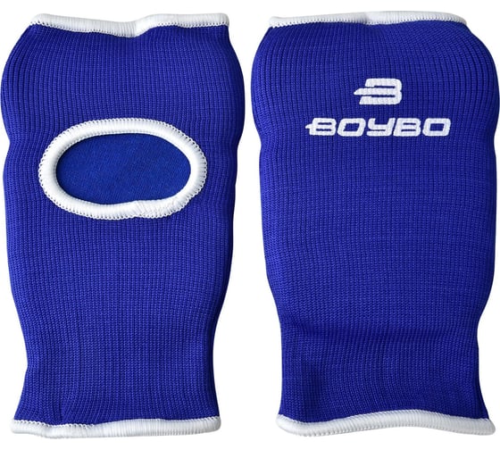 Накладки для каратэ Boybo bo130, хлопок, синие 4631143617372