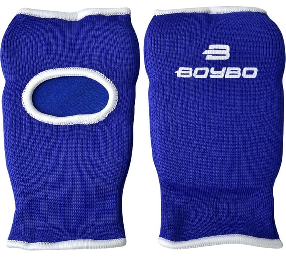 Накладки для каратэ Boybo bo130, хлопок, синие 4631143617341