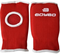 Накладки для каратэ Boybo bo130, хлопок, красные 4631143617389