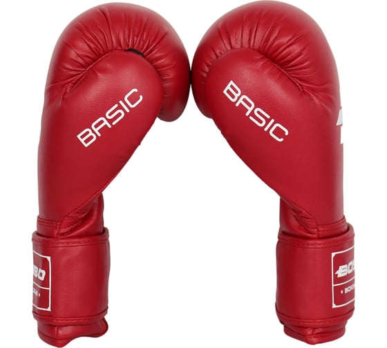 Боксёрские перчатки Boybo basic bbg100 красные 4631143613480
