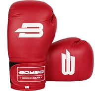 Боксёрские перчатки Boybo basic bbg100 красные 4631143613541