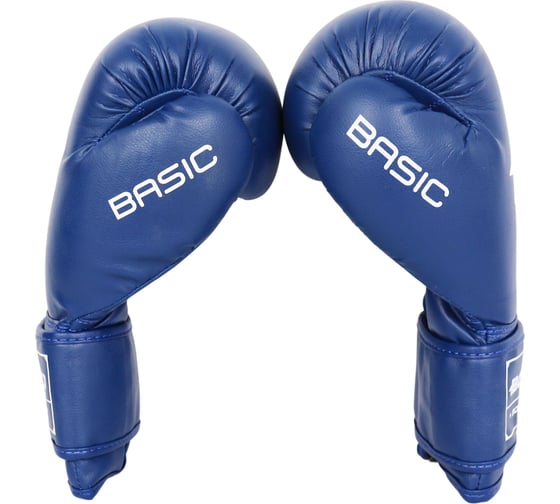 Боксёрские перчатки Boybo basic bbg100 синие 4631143613558