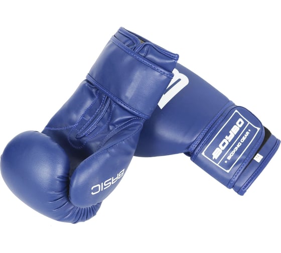 Боксёрские перчатки Boybo basic bbg100 синие 4631143613558