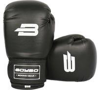 Боксерские перчатки Boybo basic, bbg100 черные 4631143613473