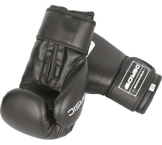 Боксерские перчатки Boybo basic, bbg100 черные 4631143613442