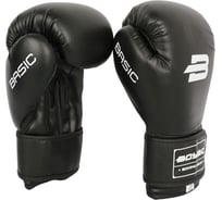 Боксерские перчатки Boybo basic, bbg100 черные 4631143613503
