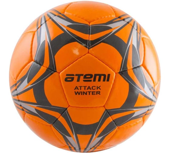Футбольный мяч ATEMI ATTACK WINTER оранж, р.5 00-00000411