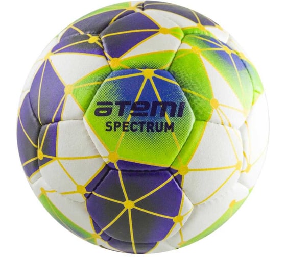 Футбольный мяч ATEMI SPECTRUM бел/син/зел, р.5 00-00000406 1