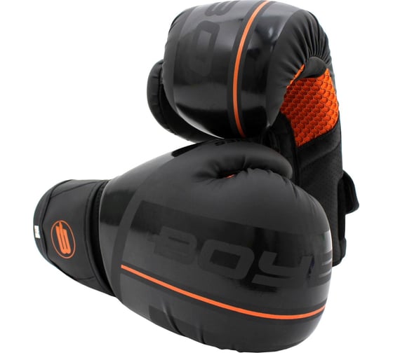 Боксерские перчатки Boybo b-series bbg400, флекс, оранжевые 4631147544506