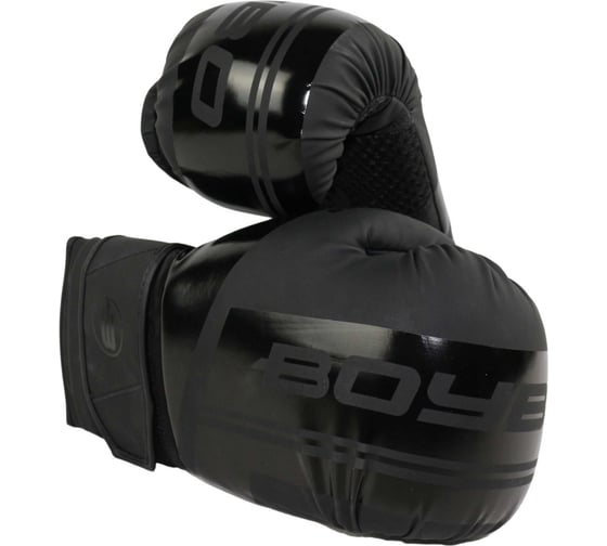 Боксерские перчатки Boybo b-series bbg400, флекс, черные 4670144322588