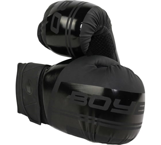 Боксерские перчатки Boybo b-series bbg400, флекс, черные 4670144322601