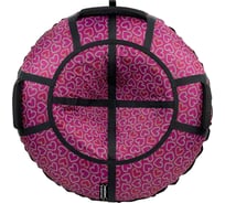 Тюбинг X-match Люкс Pro S Сердечки 100 см 582535