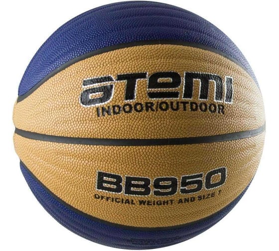 Баскетбольный мяч ATEMI р. 7, синтетическая кожа PVC Foam, 8 панелей, BB950 00-00001459 1