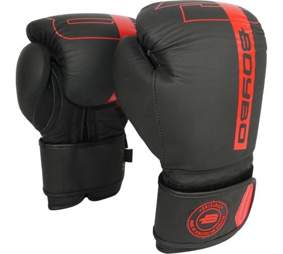 Боксерские перчатки Boybo fusion bg-092, чёрно-красные 4670144320492