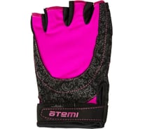 Перчатки для фитнеса ATEMI AFG06PL, черно-розовые, размер L 00000112200