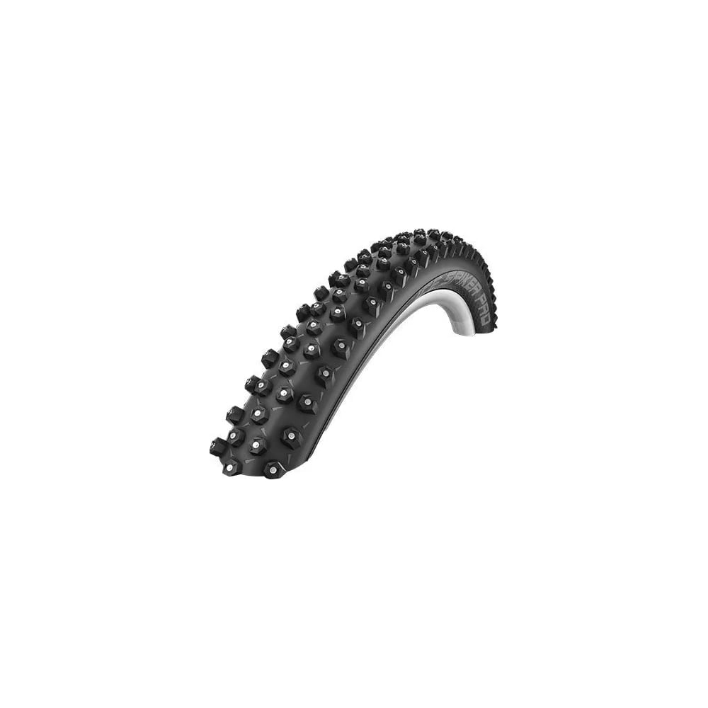 Schwalbe Cubierta Plegable - Ice Spiker Pro - Performance | Winter | DD - Race Guard | TLEasy - E-25 - 27.5x2.6" | Black