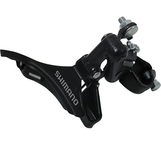 Передний переключатель Shimano TZ-30, хомут 31.8мм, 48Т, нижняя тяга, черный HQ-0013880