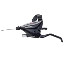 Шифтер/ручка тормоза Shimano ST-EF65-L 3sp, левая, 3-передачи, трос 1750мм, черный HQ-0013893 30691178