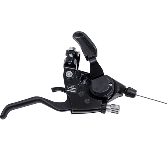 Шифтер/ручка тормоза Shimano ST-EF65-L 3sp, левая, 3-передачи, трос 1750мм, черный HQ-0013893