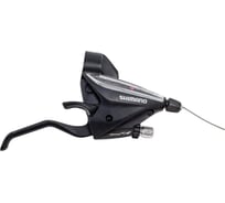 Шифтер/ручка тормоза Shimano ST-EF65-R 9sp, правая, 9-передач, трос 2000мм, черный HQ-0013899
