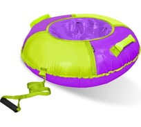 Тюбинг Nika Игрушка Классик ТБ1К-95 ТБ1К-95/ФЛ фиолетовый/лимонный