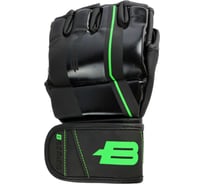 Перчатки для мма Boybo b-series, черно-зеленые, размер XL 4631157307047
