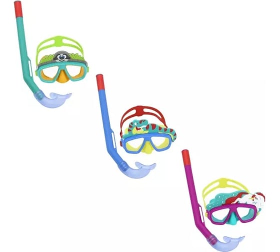 Комплект для плавания Bestway Lil Animal Snorkel от 3 лет, 3 вида 24059 BW 1