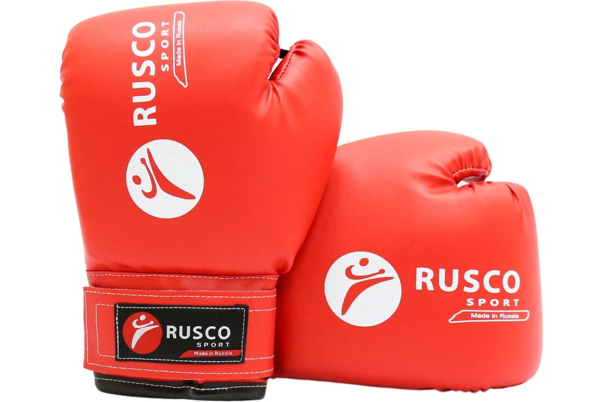 Боксерские перчатки Ruscosport rusco sport красные 4680062714990 - выгодная  цена, отзывы, характеристики, фото - купить в Москве и РФ