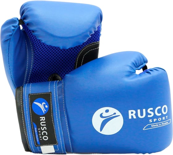 Боксерские перчатки Ruscosport rusco sport синие 4680062715775