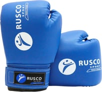 Боксерские перчатки Ruscosport rusco sport синие 4680062714846