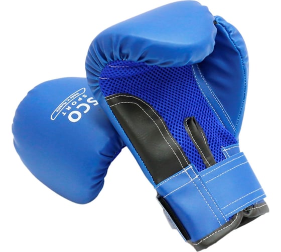 Боксерские перчатки Ruscosport rusco sport синие 4680062714846
