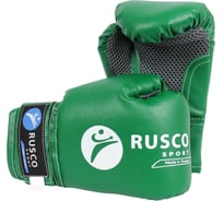 Боксерские перчатки Ruscosport rusco sport зеленые 4680062714730