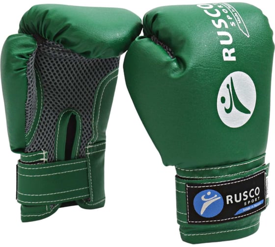 Боксерские перчатки Ruscosport rusco sport зеленые 4680062714730