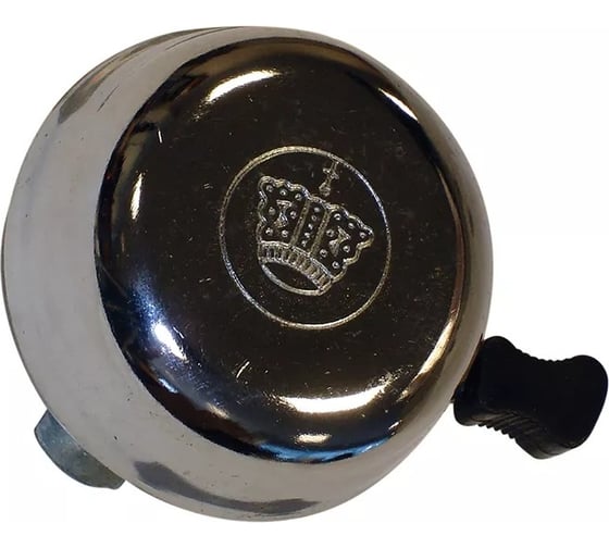 Велосипедный звонок Oxford Crown Bell серебристый BE150