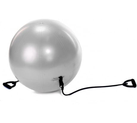 Мяч для фитнеса BRADEX ФИТБОЛ-65 с эспандерами SF 0216