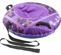 Надувные санки STELS D90см верх ткань 600D с рисунком, без камеры, сн031/сн030.090 фиолетовые LU089400