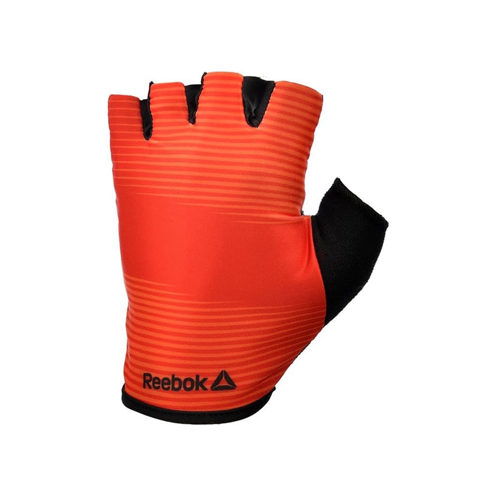 Тренировочные перчатки Reebok без пальцев, красные, размер S RAGB ...