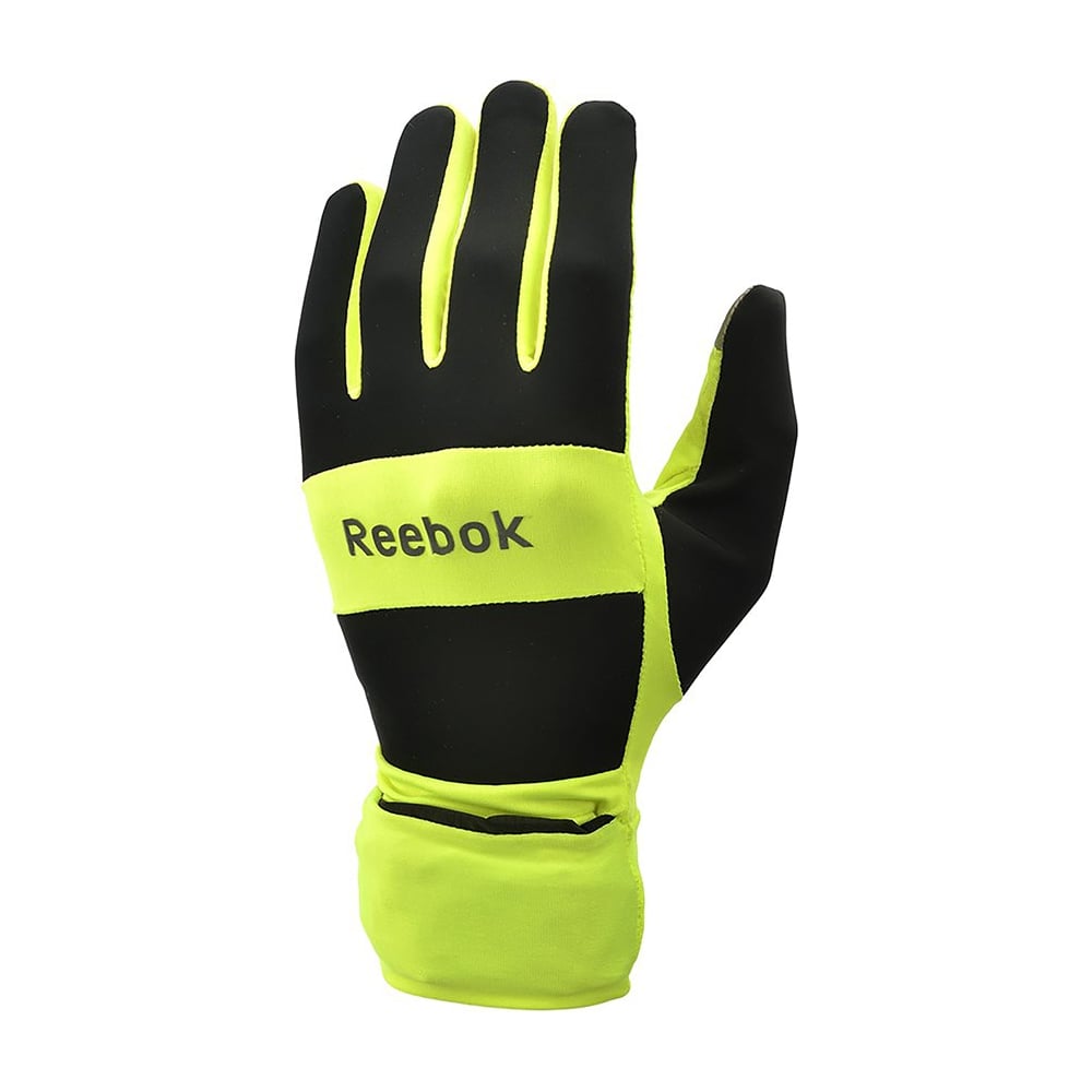 Всепогодные перчатки для бега Reebok размер M RRGL-10133YL - выгодная ...
