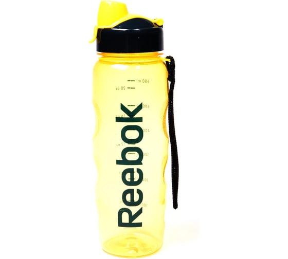 Бутылка для воды Reebok 0,75, Желтая RABT-P75YLREBOK 1