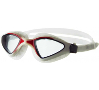 Очки для плавания ATEMI силикон, белые/красные, N8501 00000136565