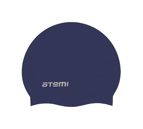 Шапочка для плавания ATEMI силикон, темно-синяя SC110 00000033880