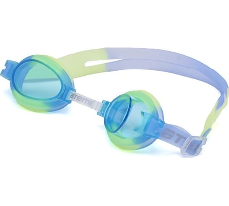 Детские очки для плавания ATEMI PVC/силикон, белый/голубой/сиреневый, S306 00000042677