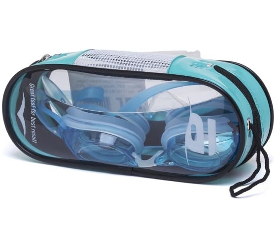 Детские очки для плавания ATEMI PVC/силикон, белый/голубой/сиреневый, S306 00000042677